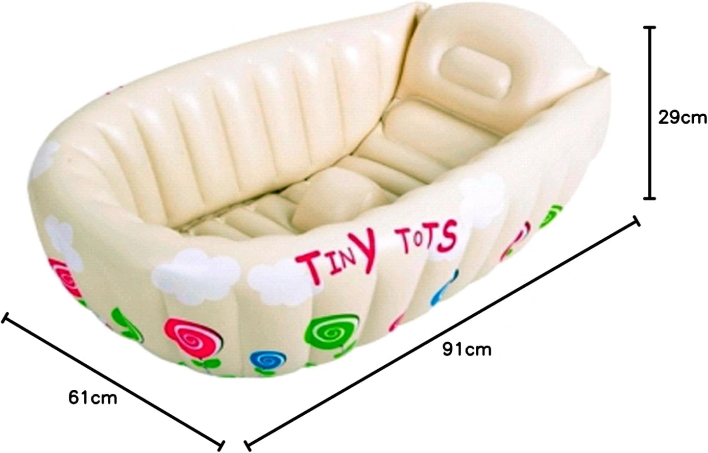SUN CLUB Inflatable Baby Bathtub travel-friendly baby bath