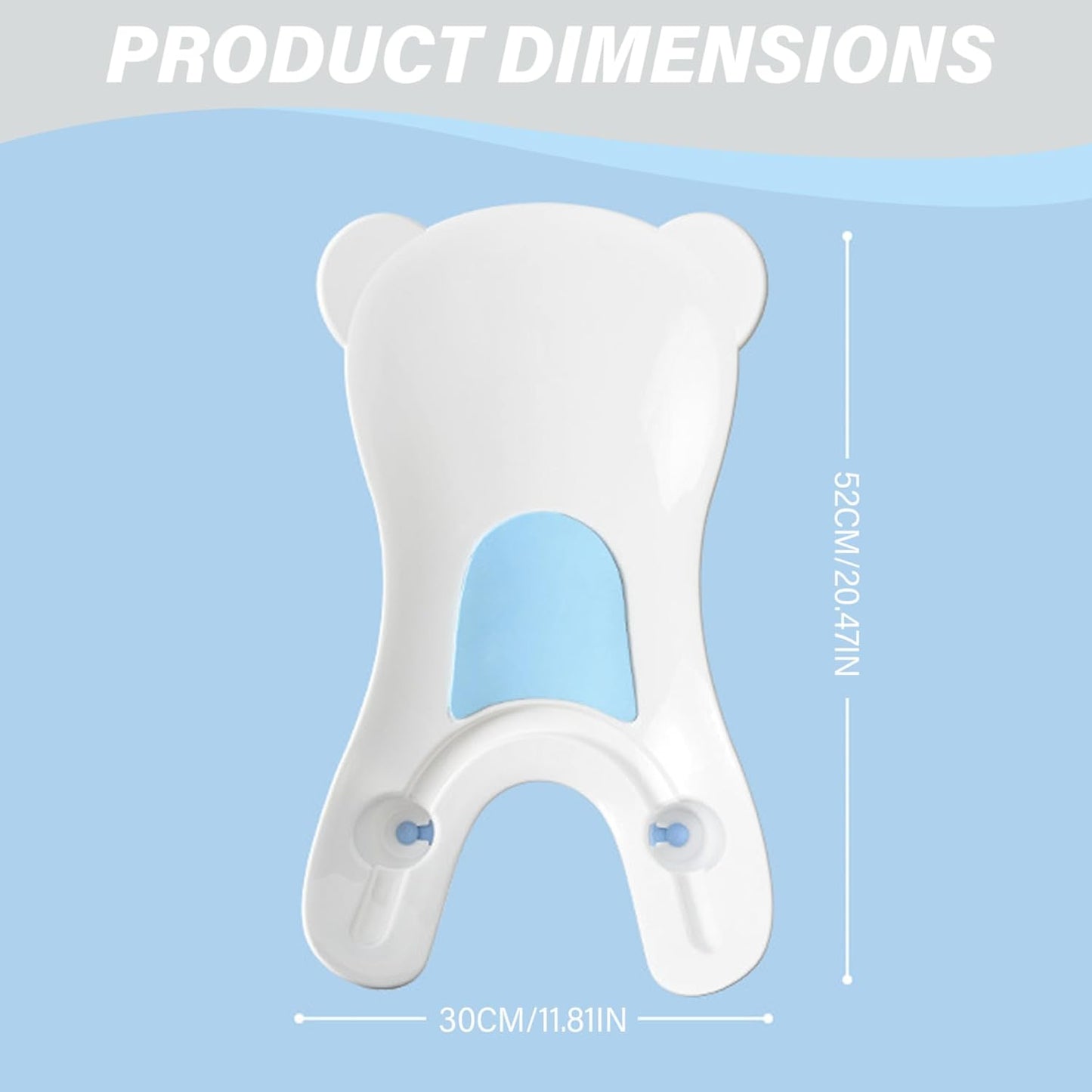 Lavandino Da Bagno per Bambini Con Ventosa, Lavandino Portatile Dal Design Ergonomico, Supporto per Natiche in PP Sicuro, Strumento Di Lavaggio per Vasca Da Bagno per Uso Quotidiano, Décoration De Ja