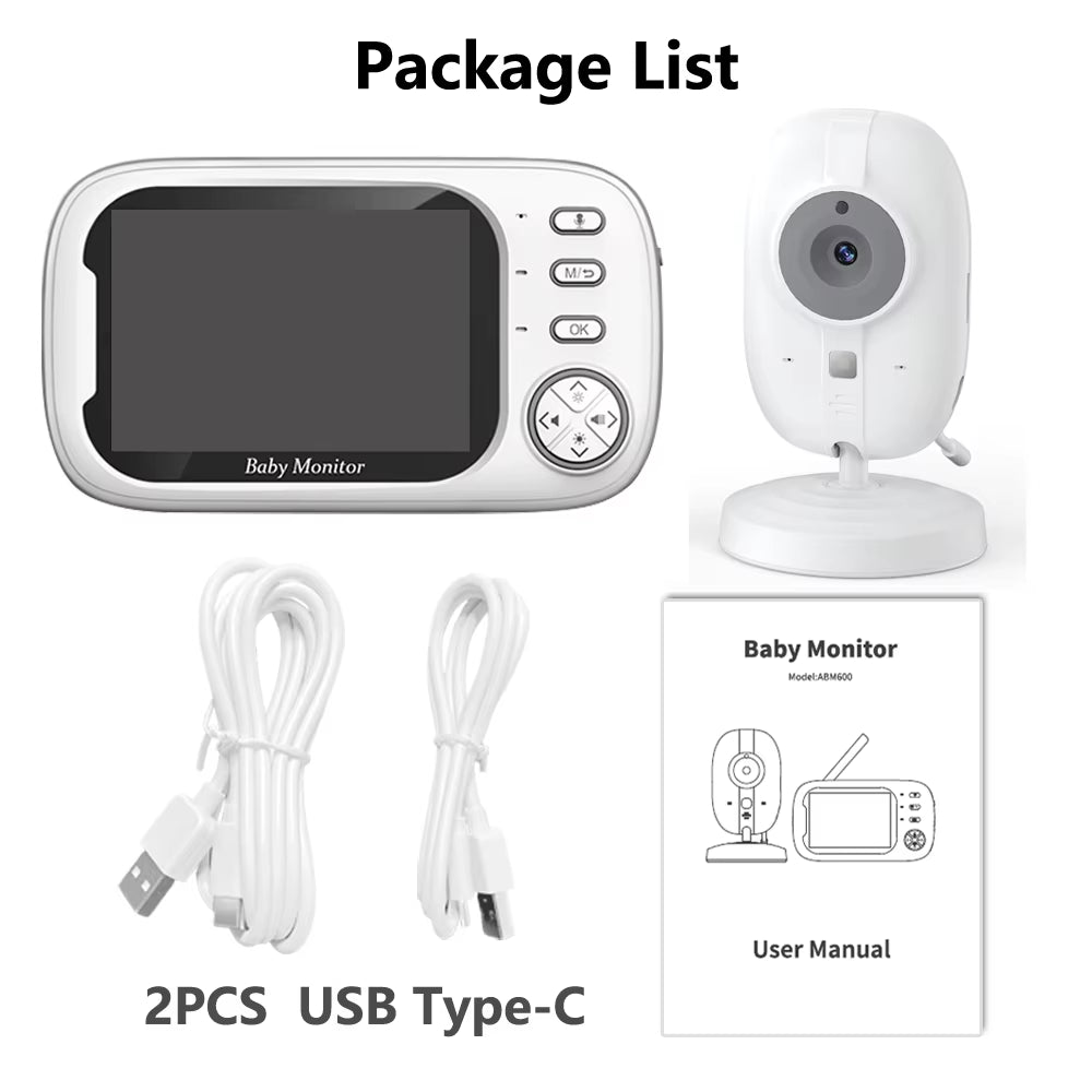 Wireless Baby Monitor with Night Vision temperature monitoring