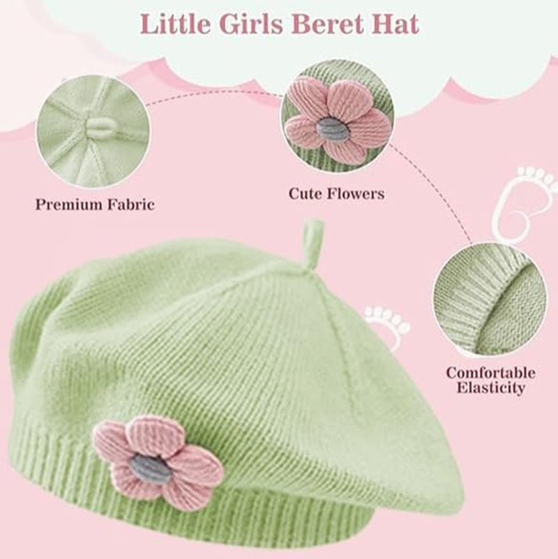 Baby Winter Beanie Hat for Girls warm baby accessory