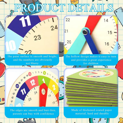 Orologio Didattico Montessori per Bambini gioco educativo
