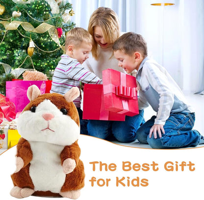 Hámster Hablando Juguete, Hámster Hablando,Repetido Talking Peluche Electrónico, Interactivo Juguetes De Felpa,Divertidos Niños Peluches Hámster Hámster Para Bebé Niños Regalo