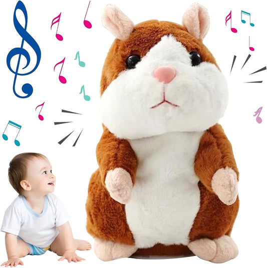 Hámster Hablando Juguete, Hámster Hablando,Repetido Talking Peluche Electrónico, Interactivo Juguetes De Felpa,Divertidos Niños Peluches Hámster Hámster Para Bebé Niños Regalo