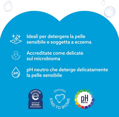 Sensitive+ Newborn & Baby Wipes, Salviettine per Neonati E Bambini, 240 Pezzi (4 Confezioni), Deterge, Cura, Protegge, 99,9% Acqua, Senza Profumo