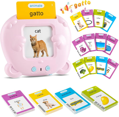 Italian Talking Flash Cards for Language Learning packaging box