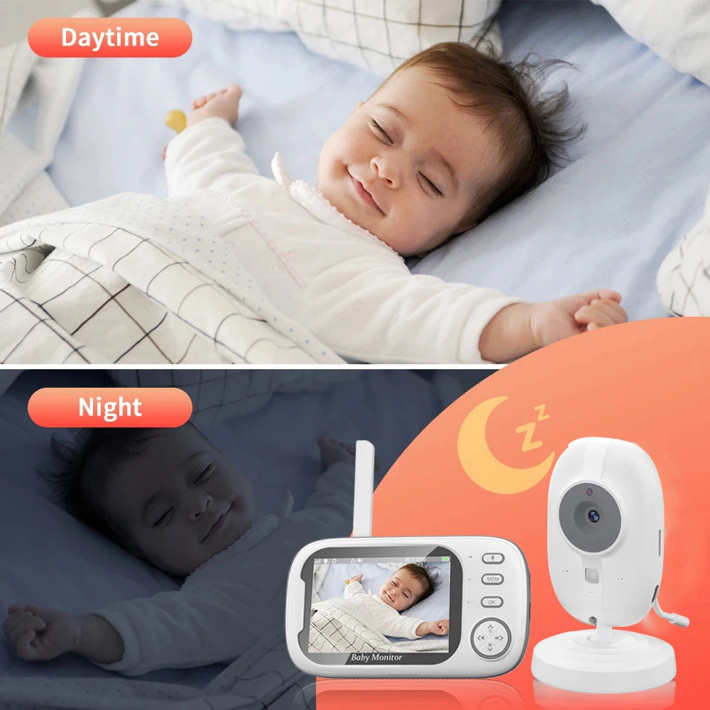 Wireless Baby Monitor with Night Vision temperature monitoring