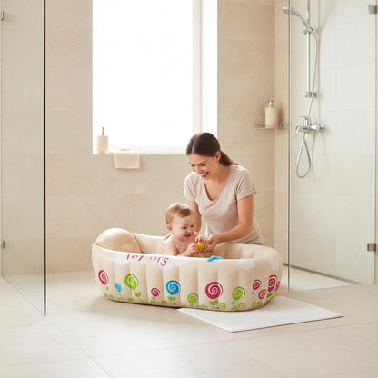 SUN CLUB Inflatable Baby Bathtub soft inflatable toddler tub