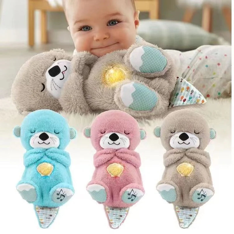 SleepNest Soothing Otter Plush Sound Machine white noise function
