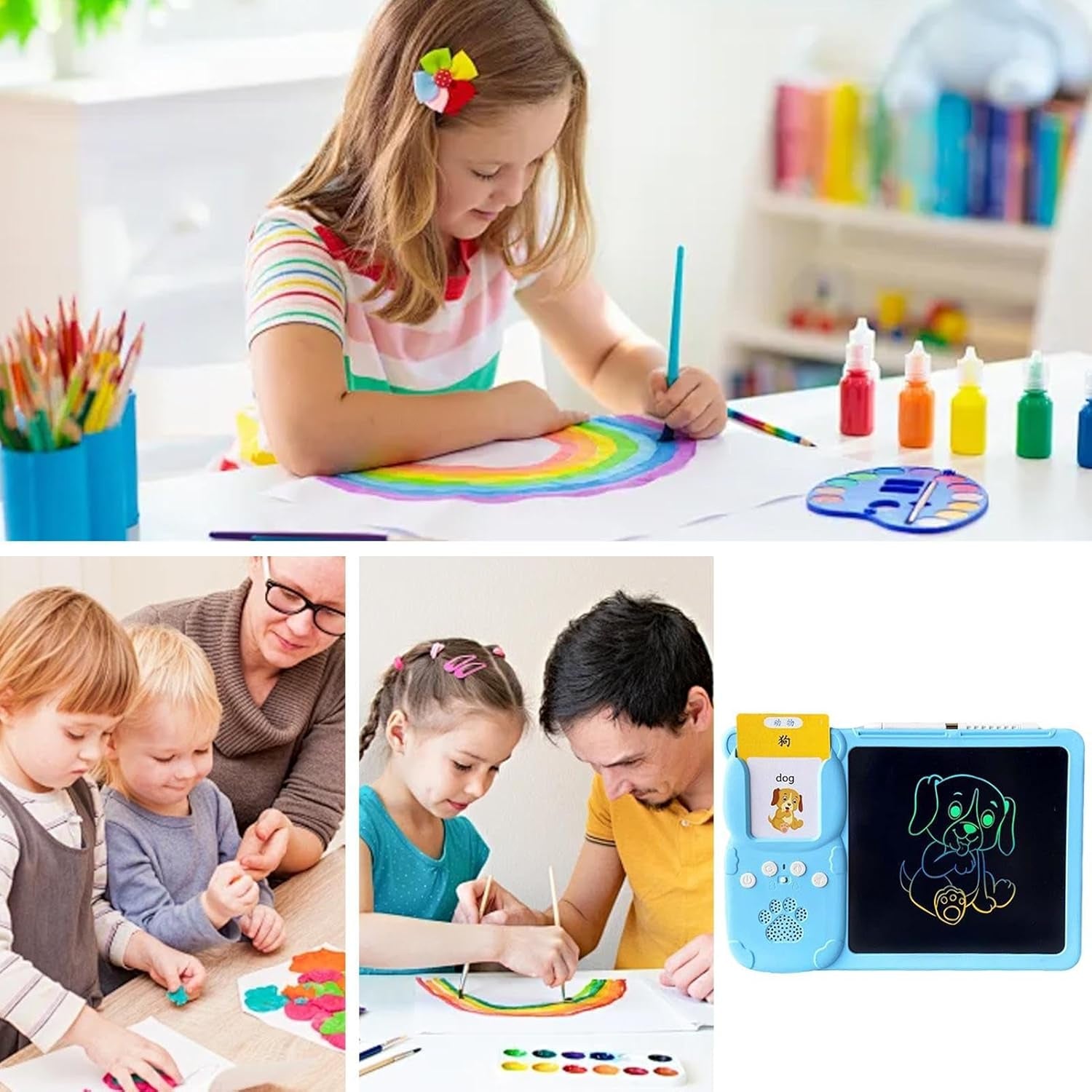 Talking Flash Card Learning Tablet for Kids speech development