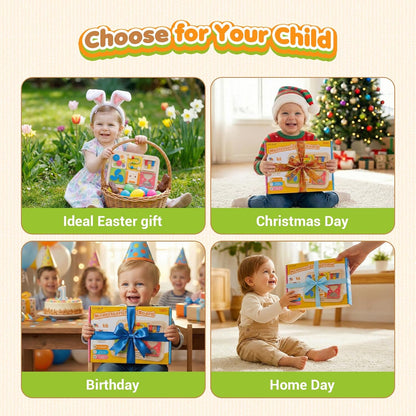 BusyNest Montessori Busy Board for Toddlers buckles and zippers