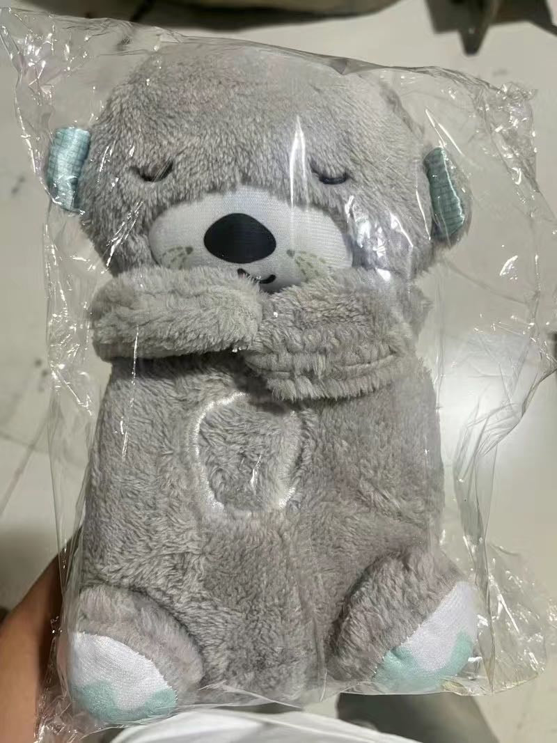 SleepNest Soothing Otter Plush Sound Machine portable travel comfort