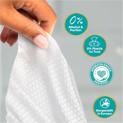 Pampers Aqua Soft Touch Baby Wipes travel-friendly packaging
