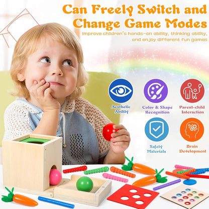 Jeux Montessori motricité bébé en bois éducatifs educational toddler play