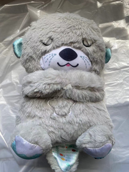 SleepNest Soothing Otter Plush Sound Machine portable travel comfort