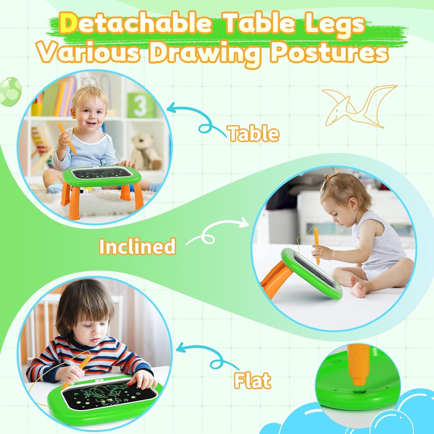 SketchNest LCD Writing Tablet for Kids Drawing Board learning writing