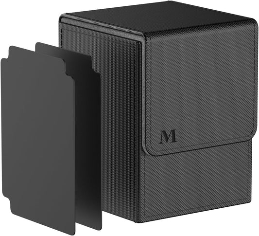 Card Storage Box Magnetic Flip for 100+ Cards