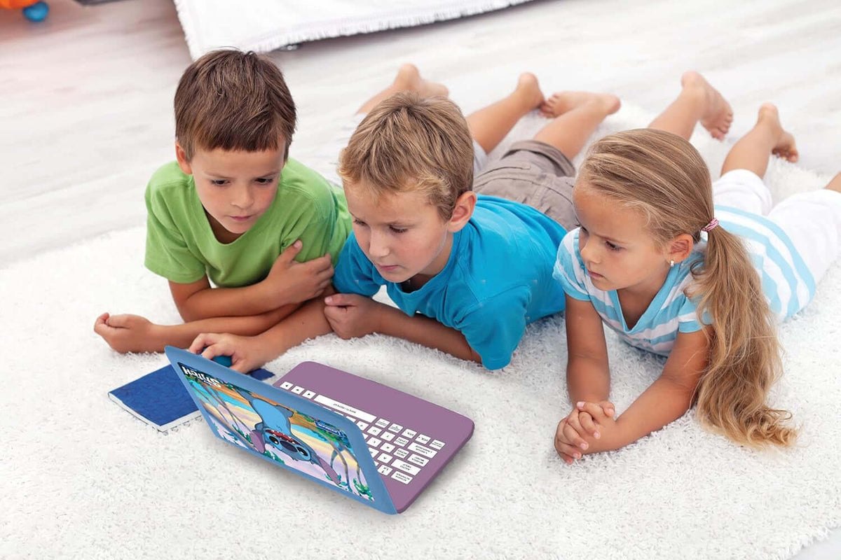 Disney Stitch Bilingual Educational Computer Learning Games