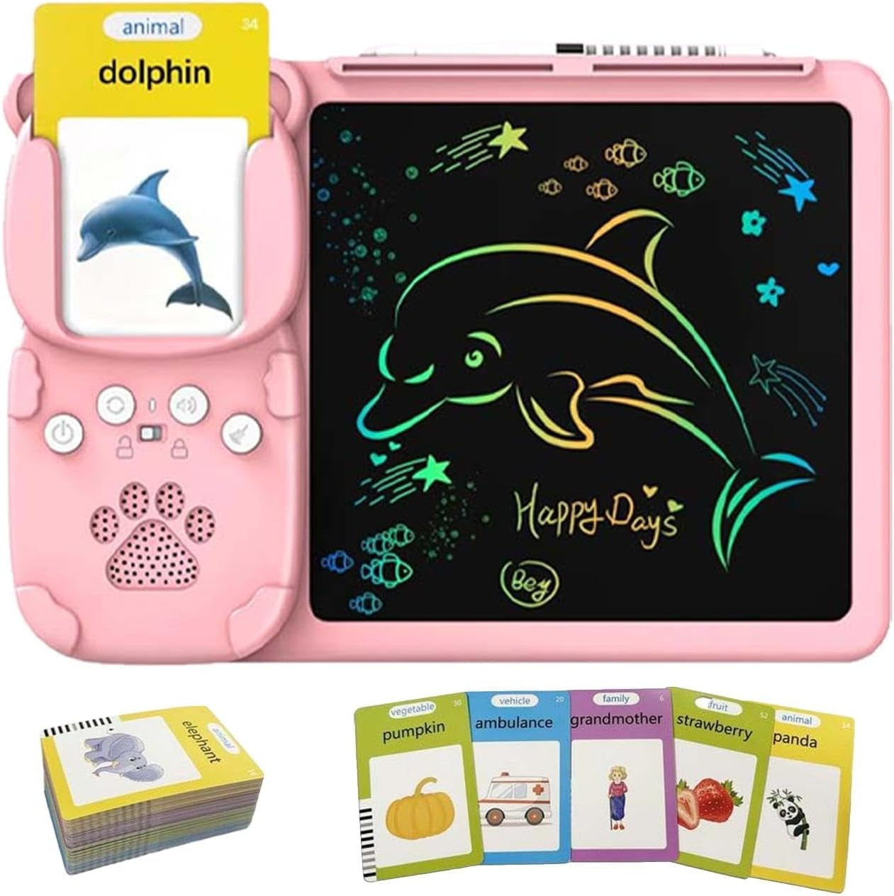 Cartes Flash Vocales Éducatives pour vocabulaire préscolaire