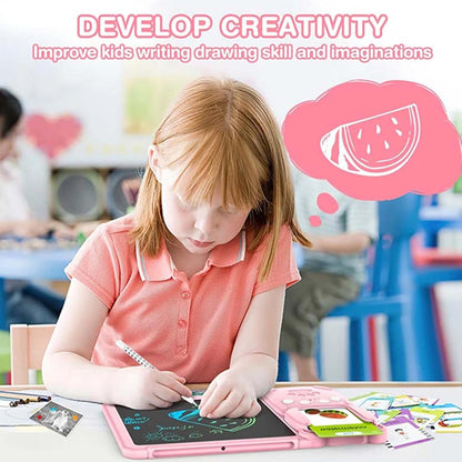 Enfant utilisant des Cartes Flash Vocales Éducatives