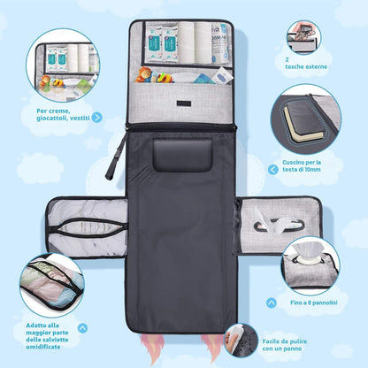 Fasciatoio Portatile Pieghevole Impermeabile Bambino - baby use scenario