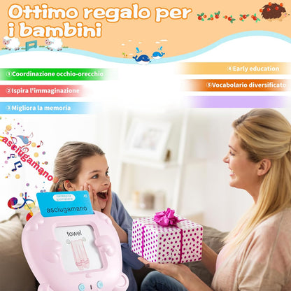 Italian Talking Flash Cards for Language Learning study setup