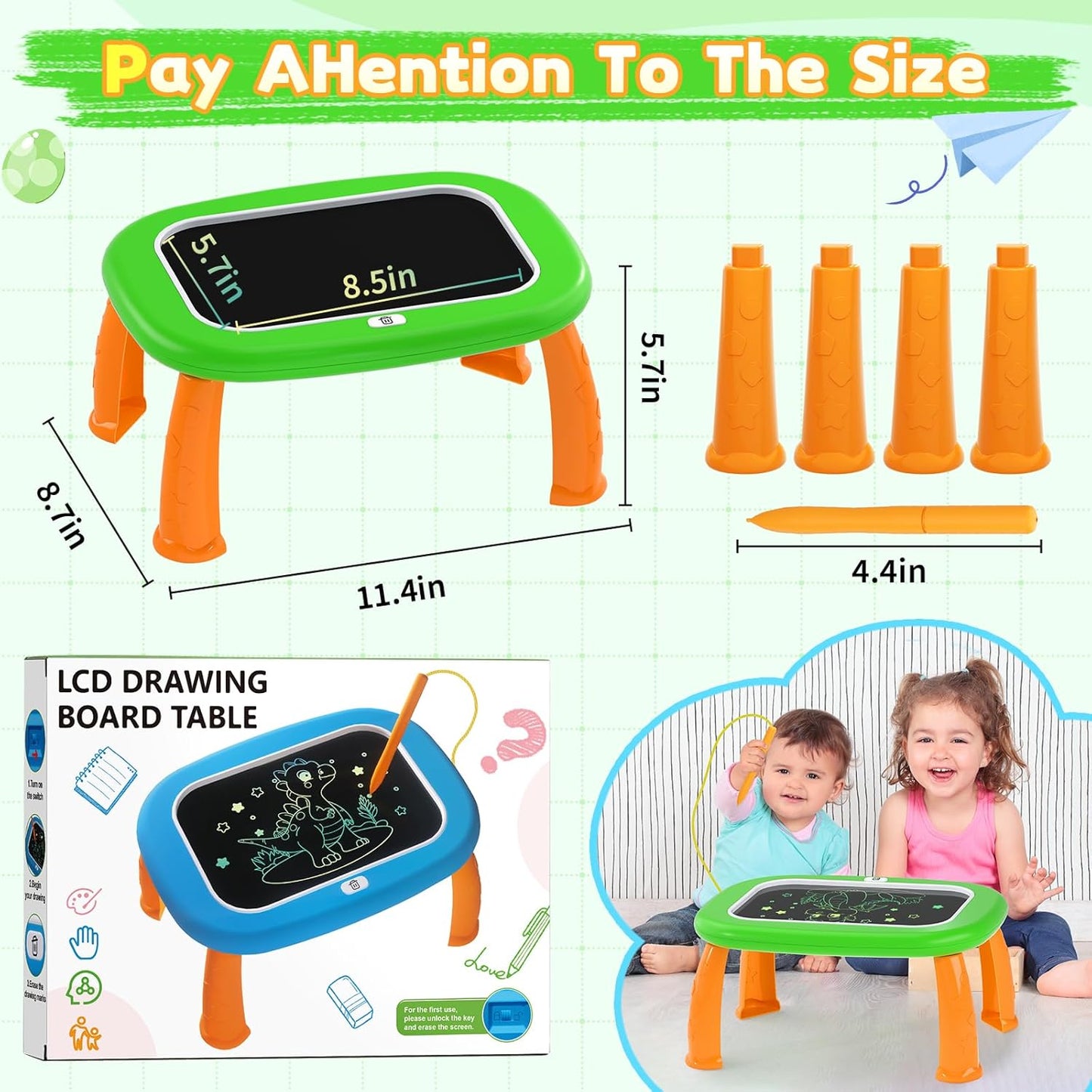 SketchNest LCD Writing Tablet for Kids Drawing Board front view