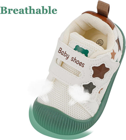 LACOFIA Baby Sneaker breathable baby walking shoes