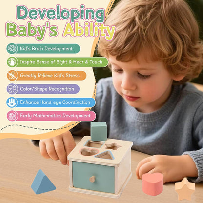 MindNest Montessori Object Permanence Box educational game