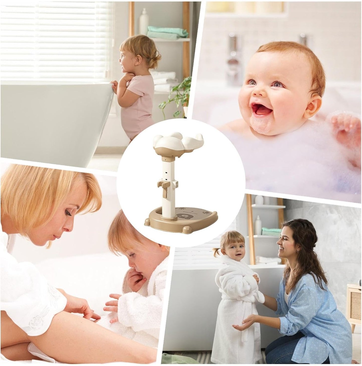 Supporto Doccia Bambini Antiscivolo per bagnetto