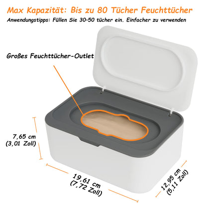 Feuchttücher Box Baby Feuchtuchspender mit Deckel