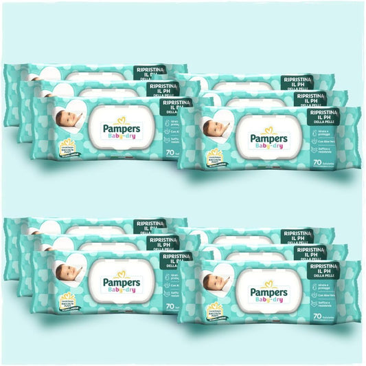 Baby Dry Salviette Umidificate Neonati soft baby wipes pack