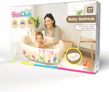 SUN CLUB Inflatable Baby Bathtub portable baby bath
