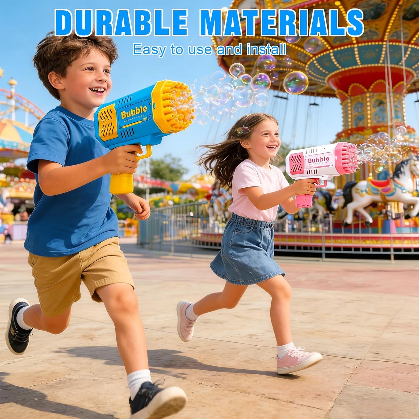 Bubble Gun for Kids outdoor party bubble blaster