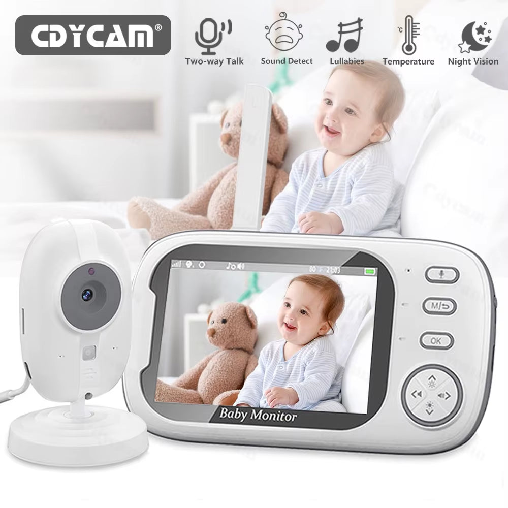 Wireless Baby Monitor with Night Vision camera setup