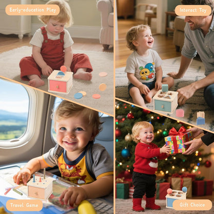MindNest Montessori Object Permanence Box motor skills toy