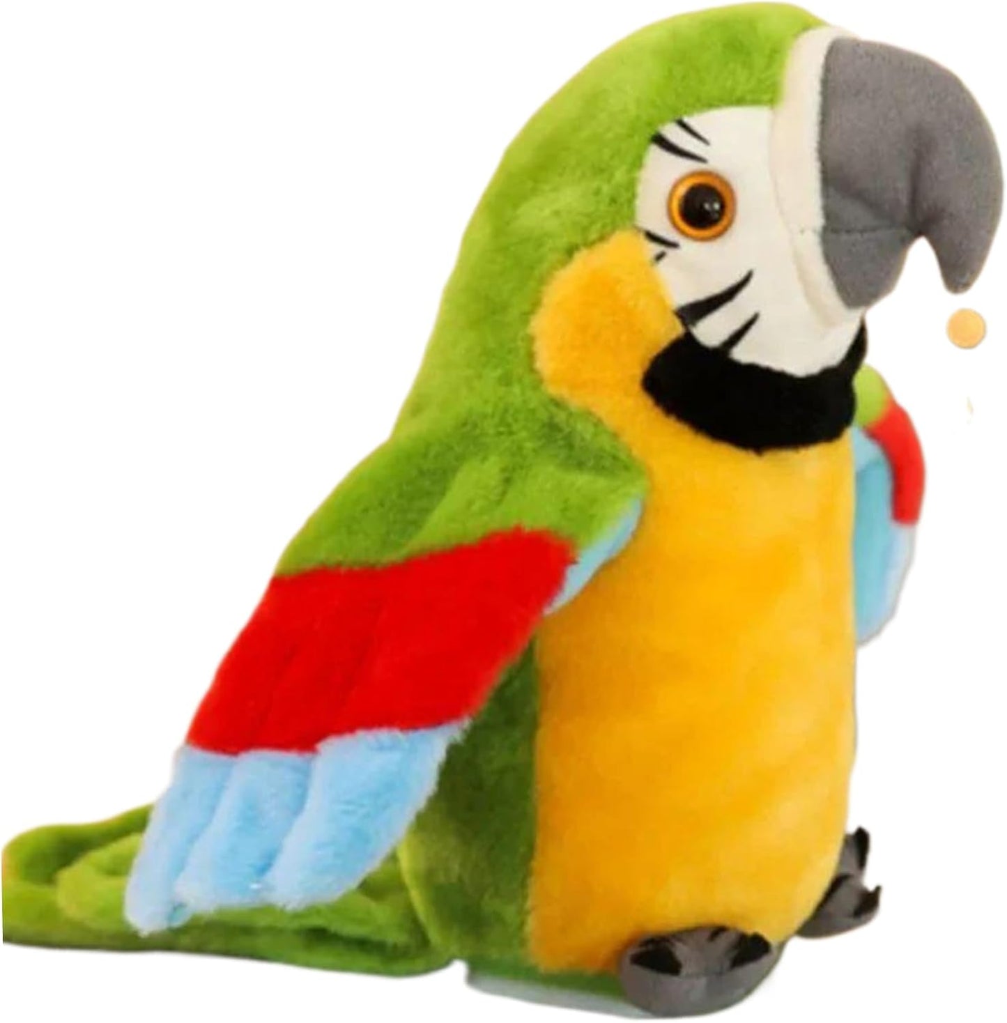 Loro Parlante Repite Lo Que Dices, Juguete De Peluche Con Registro Electrónico, Ala Agitada Animada Para Niños, Verde
