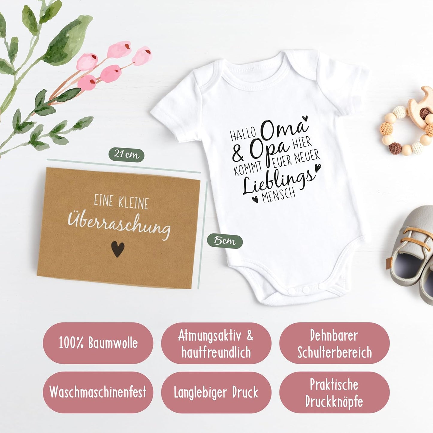 Amari Babybody Schwangerschaft Verkünden Geschenkidee