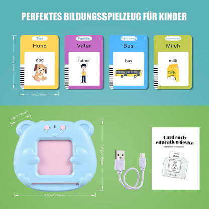 Sprechende Lernkarten für Kinder Sprachförderung für Kinder Lernset
